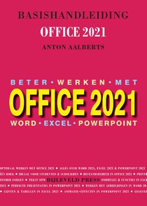 Basishandleiding Beter werken met Office 2021 voorzijde