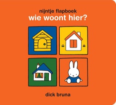 nijntje flapboek, wie woont hier? voorzijde