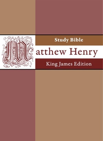 Matthew Henry study bible voorzijde