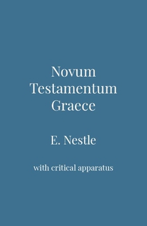 Novum Testamentum Graece voorzijde