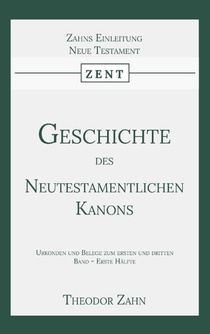Geschichte des Neutestamentlichen Kanons 3