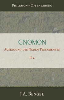 Gnomon - Auslegung des Neuen Testamentes II-2 voorkant