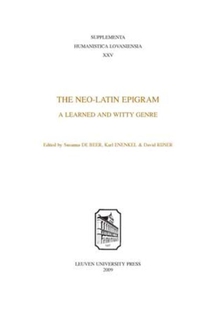 The Neo-Latin Epigram voorzijde