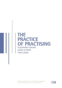 The practice of practising voorzijde