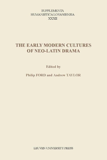 The early modern cultures of neo-Latin drama voorzijde