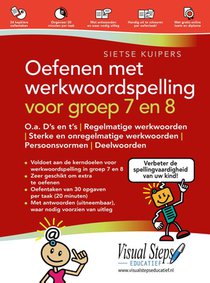 Oefenen met werkwoordspelling voor groep 7 en 8 voorzijde
