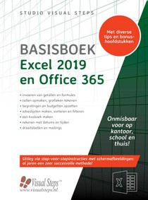 Basisboek Excel 2019, 2016 en Office 365 voorzijde