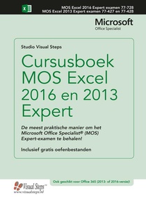 Cursusboek MOS Excel 2016 en 2013 Expert voorzijde