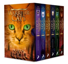 Warrior cats serie II cadeaubox 6 paperback boeken voorzijde
