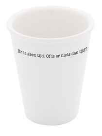 Plint poëten aan tafel beker Vasalis