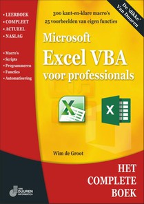 Excel VBA voor professionals