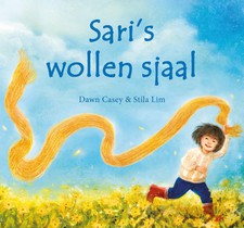 Sari's wollen sjaal voorzijde