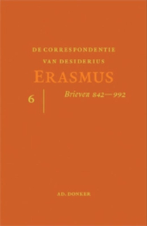 De Correspondentie van desiderius Erasmus voorzijde