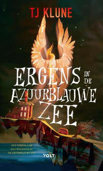 Ergens in de azuurblauwe zee voorzijde