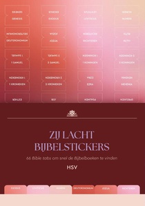 Zij Lacht bijbelstickers HSV