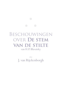 Beschouwingen over De Stem van de Stilte van H.P. Blavatsky voorzijde