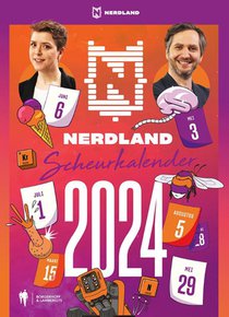 Nerdland scheurkalender 2024 voorzijde