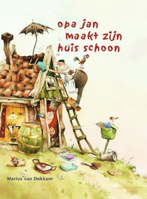 Opa Jan maakt zijn huis schoon
