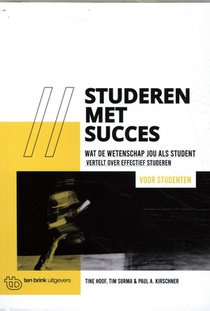 Studeren met succes voor studenten voorzijde