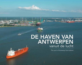 De haven van Antwerpen vanuit de lucht voorzijde