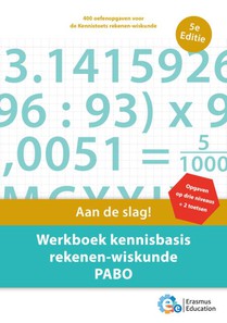 Werkboek kennisbasis rekenen-wiskunde PABO voorzijde