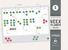 Weekplanner gezin voorzijde