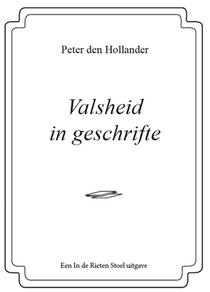 Valsheid in geschrifte voorzijde