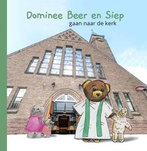 Dominee Beer en Siep gaan naar de kerk voorzijde