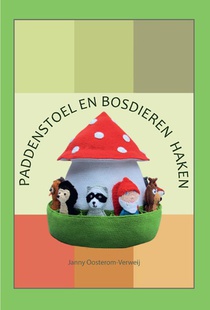 Paddenstoel en bosdieren haken