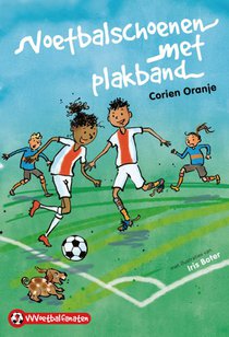 Voetbalschoenen met plakband voorzijde