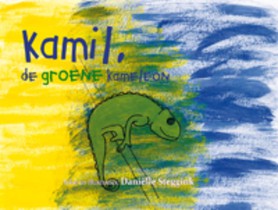 Kamil, de groene kameleon voorzijde