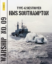 Type 42 destroyer Southampton voorzijde