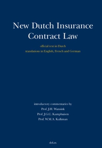 New Dutch Insurance Contract Law