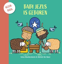 Baby Jezus is geboren kleurboek - 5 ex.