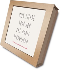 De liefde zal nooit verdwijnen