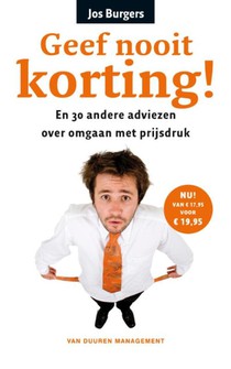 Geef nooit korting voorzijde