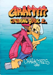 Graffiti Coloring Book 2: Characters voorzijde