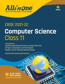 Cbse All in One Computer Science Class 11 for 2022 Exam