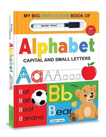 My Big Wipe And Clean Book of Alphabet Capital And Small Letters