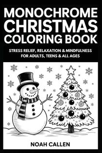 MONOCHROME CHRISTMAS COLORING BOOK