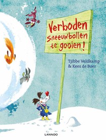 Verboden met sneeuwballen te gooien voorzijde