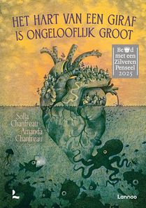 Het hart van een giraf is ongelooflijk groot voorzijde