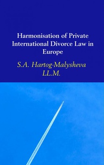 Harmonisation of Private International Divorce Law in Europe voorzijde