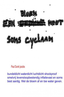 Een bloem heet soms cyclaam voorzijde