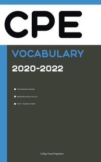 CPE Exam Vocabulary 2020-2022 [English Proficiency Vocabulary]
