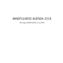 Mindfulness agenda 2018 voorzijde