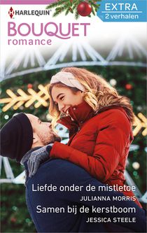 Liefde onder de mistletoe ; Samen bij de kerstboom voorzijde