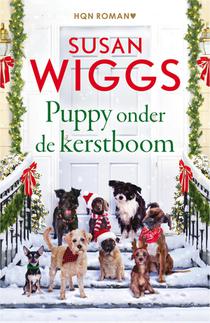 Puppy onder de kerstboom