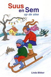 Suus en Sem op de slee