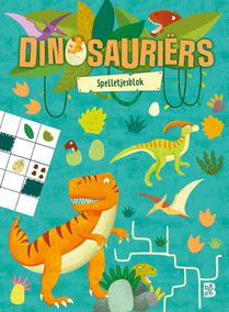 Dinosauriërs spelletjesblok voorzijde